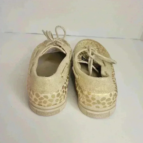 Sperry Girls Bahama Gold/Abstract Dot Casual Shoes Size 1.5M - Picture 6 of 9